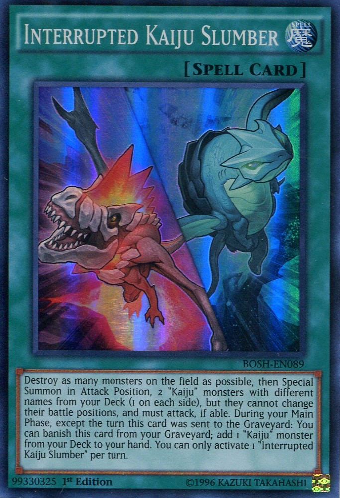 画像1: 【特価品】英語版 妨げられた壊獣の眠り BOSH-EN089 1st（スーパーレア）