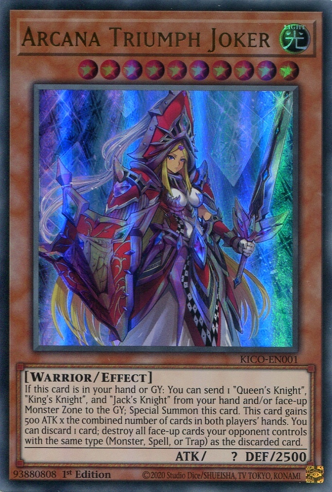 画像1: 【特価品】英語版 アルカナ トライアンフジョーカー KICO-EN001 1st（ウルトラレア）