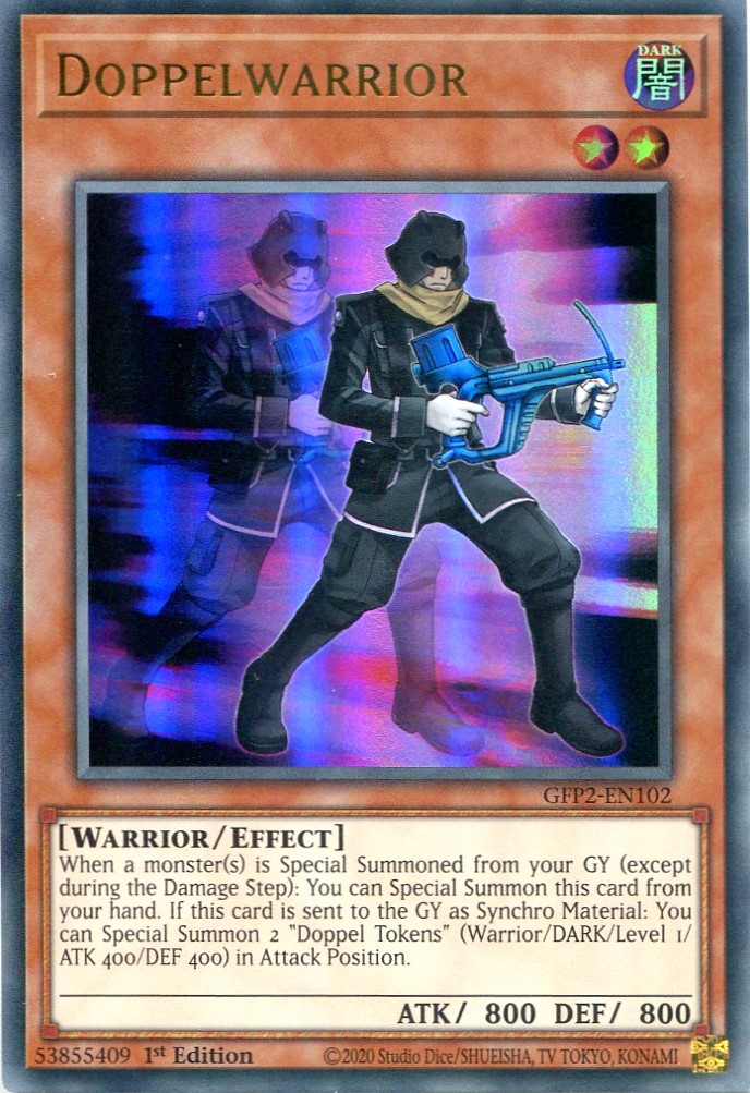 画像1: 【特価品】英語版 ドッペル・ウォリアー GFP2-EN102 1st（ウルトラレア）