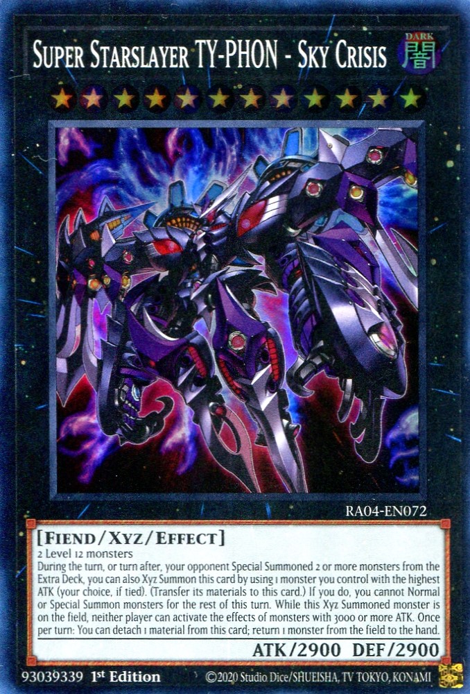 画像1: 【特価品】英語版 厄災の星ティ・フォン RA04-EN072 1st（スーパーレア）