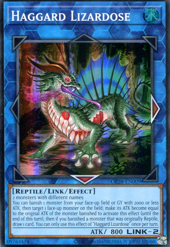 画像1: 【特価品】英語版 盛悴のリザルドーズ OP28-EN009（スーパーレア）