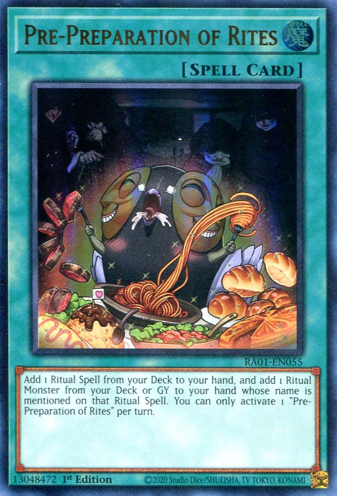 画像1: 【特価品】英語版 儀式の下準備 RA01-EN055 1st（ウルトラレア）
