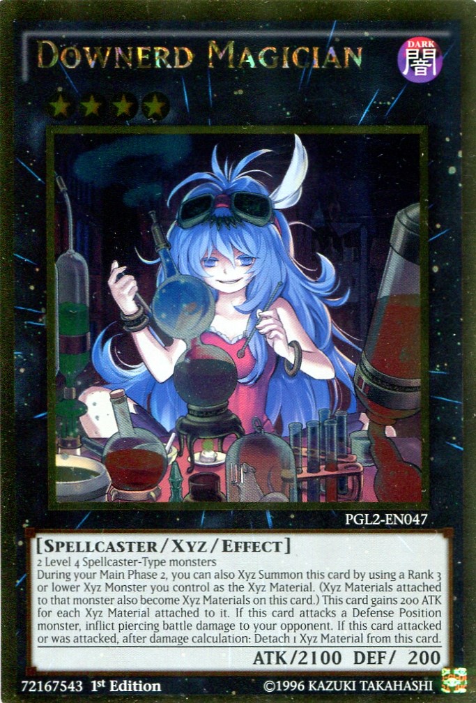 画像1: 【特価品】英語版 ダウナード・マジシャン PGL2-EN047 1st（ゴールドレア）