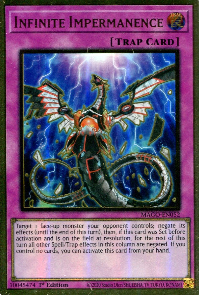 画像1: 【特価品】英語版 無限泡影 MAGO-EN052 1st（プレミアムゴールドレア）