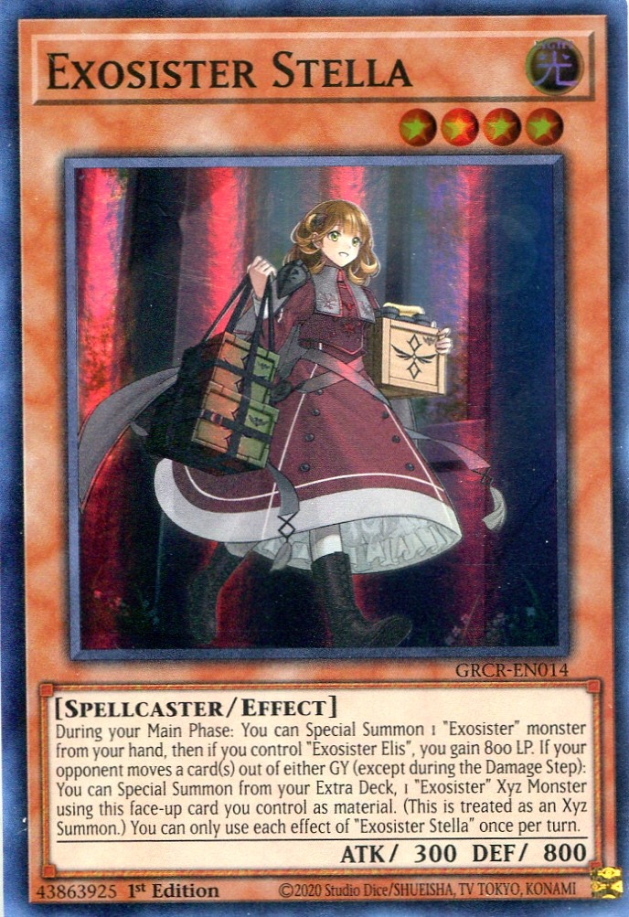 画像1: 【特価品】英語版 エクソシスター・ステラ GRCR-EN014 1st（スーパーレア）