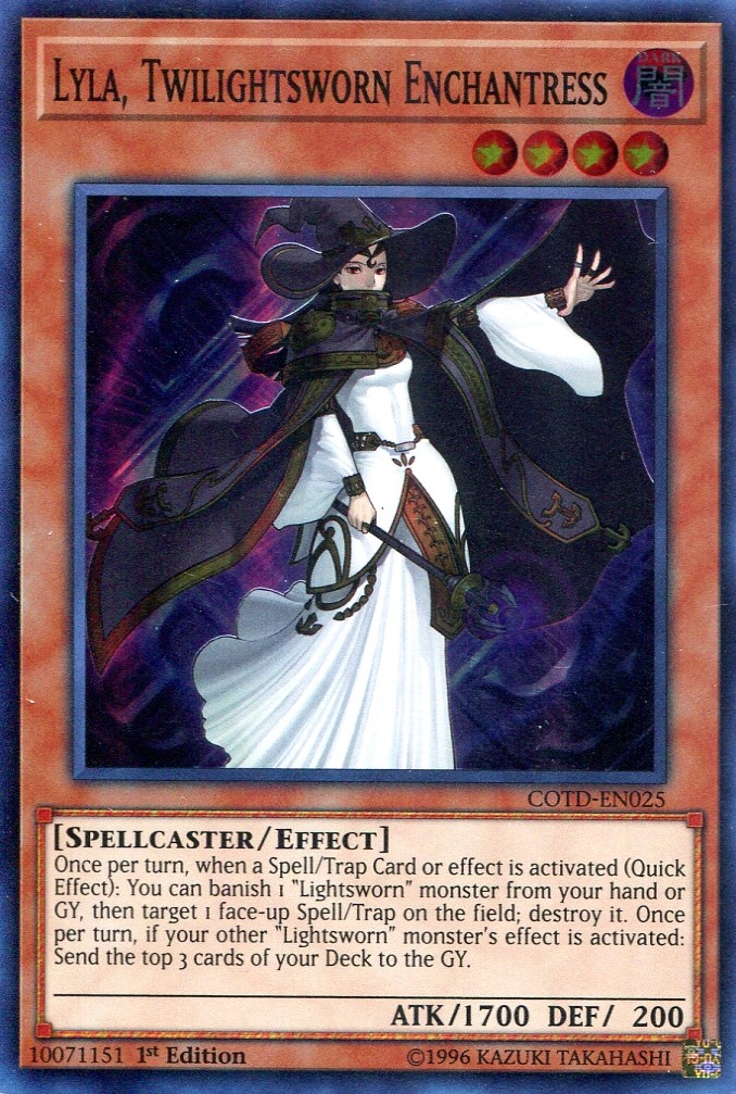 画像1: 【特価品】英語版 トワイライトロード・ソーサラー ライラ COTD-EN025 1st（スーパーレア）