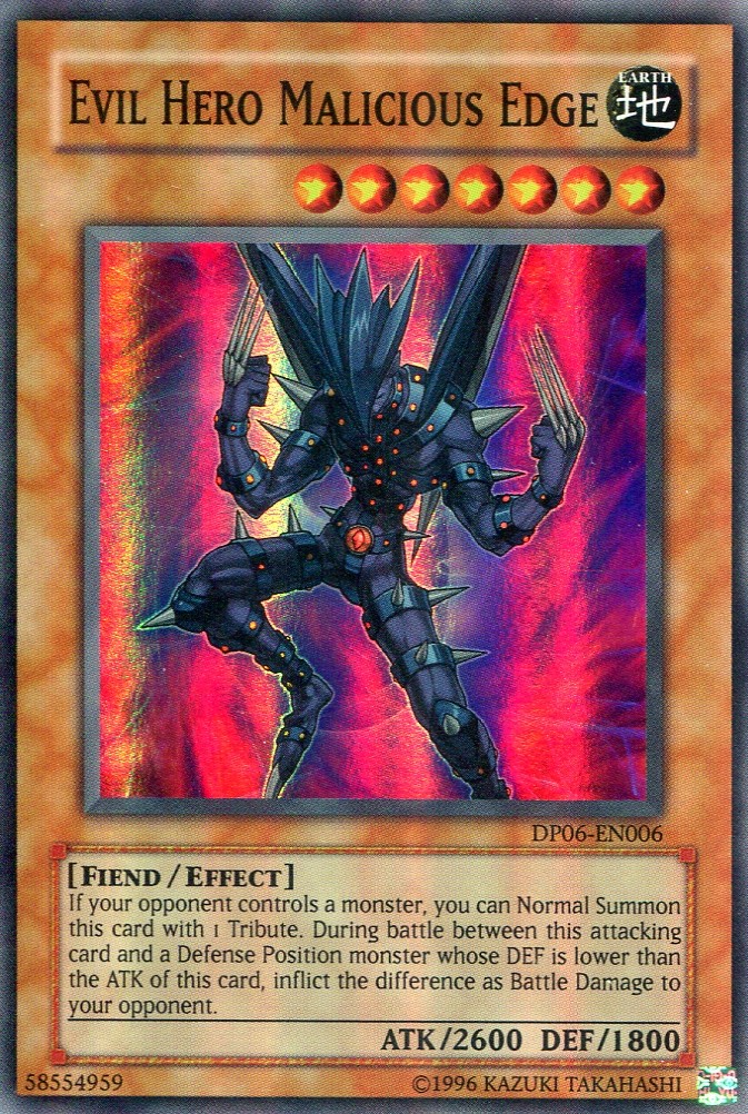 画像1: 【特価品】英語版 Ｅ－ＨＥＲＯ マリシャス・エッジ DP06-EN006（スーパーレア）