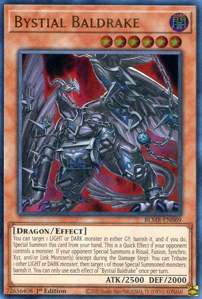 画像1: 【特価品】英語版 深淵の獣バルドレイク BLMR-EN069 1st（ウルトラレア）