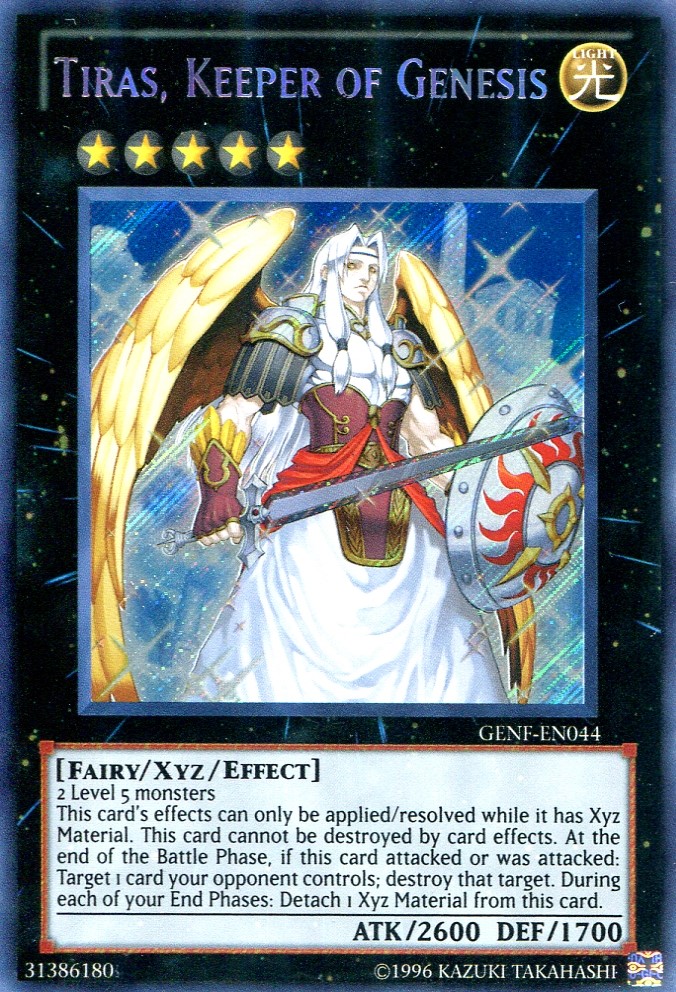 画像1: 【特価品】英語版 始祖の守護者ティラス GENF-EN044（シークレットレア）