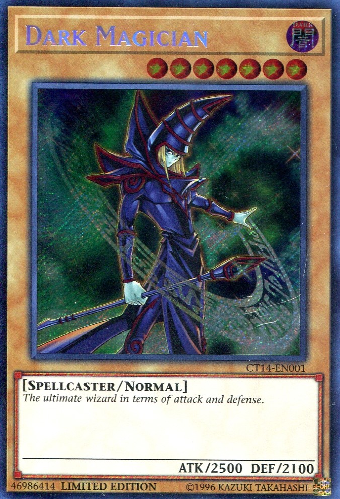 画像1: 【特価品】英語版 ブラック・マジシャン CT14-EN001 Limited Edition（シークレットレア）
