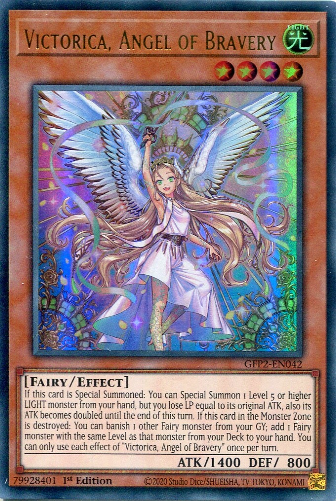 画像1: 【特価品】英語版 勇気の天使ヴィクトリカ GFP2-EN042 1st（ウルトラレア）