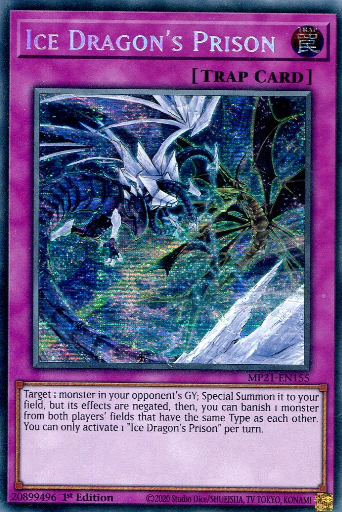 画像1: 【特価品】英語版 天龍雪獄 MP21-EN155 1st（プリズマティックシークレットレア）