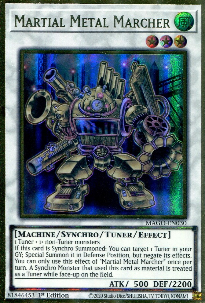 画像1: 【特価品】英語版 武力の軍奏 MAGO-EN030 1st（プレミアムゴールドレア）