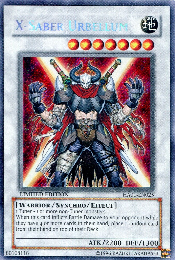 画像1: 【特価品】英語版 Ｘ－セイバー ウルベルム Limited Edition HA01-EN025 （シークレットレア）