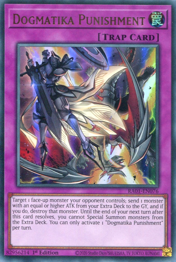 画像1: 【特価品】英語版 ドラグマ・パニッシュメント RA01-EN076 1st（ウルトラレア）