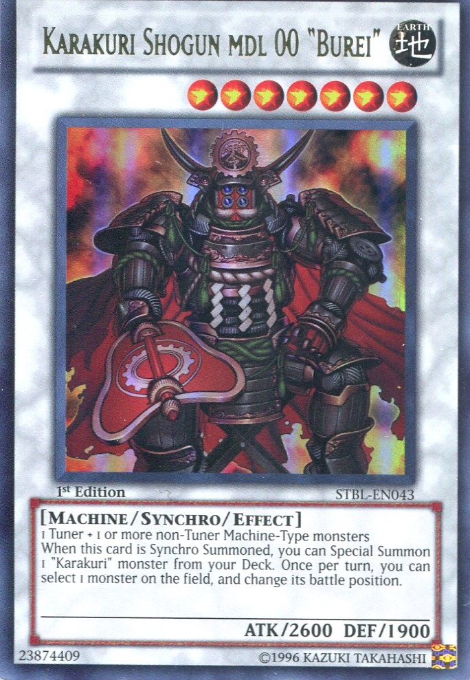 画像1: 【特価品】英語版 カラクリ将軍 無零 STBL-EN043 1st（ウルトラレア）
