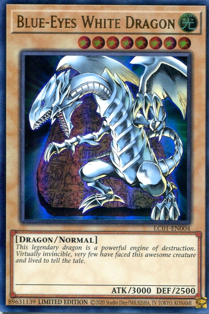 画像1: 【特価品】英語版 青眼の白龍 LC01-EN004 Limited Edition 25th（ウルトラレア）
