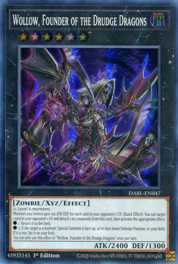 画像1: 【特価品】英語版 死祖の隷竜ウォロー DABL-EN047 1st（スーパーレア）