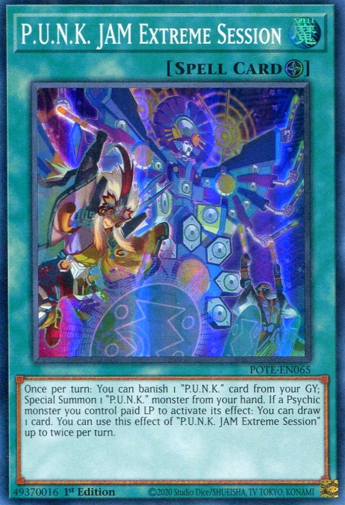 画像1: 【特価品】英語版 Ｐ.Ｕ.Ｎ.Ｋ.ＪＡＭエクストリーム・セッション POTE-EN065 1st（スーパーレア）