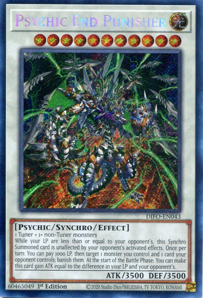 画像1: 【特価品】英語版 サイコ・エンド・パニッシャー DIFO-EN043 1st（シークレットレア）