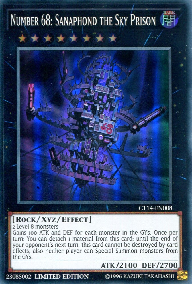 画像1: 【特価品】英語版 Ｎｏ.６８ 魔天牢サンダルフォン CT14-EN008 Limited Edition（スーパーレア）