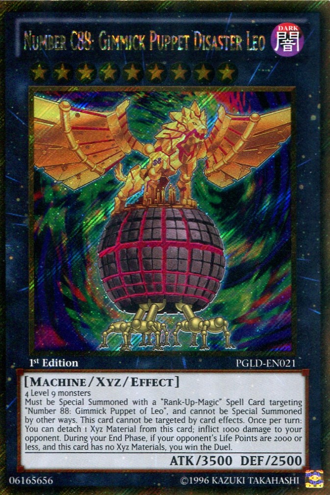 画像1: 【特価品】英語版  ＣＮｏ.８８ ギミック・パペット－ディザスター・レオ PGLD-EN021 1st（ゴールドシークレットレア）