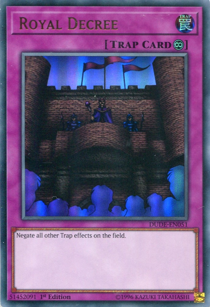 画像1: 【特価品】英語版 王宮のお触れ DUDE-EN051 1st（ウルトラレア）