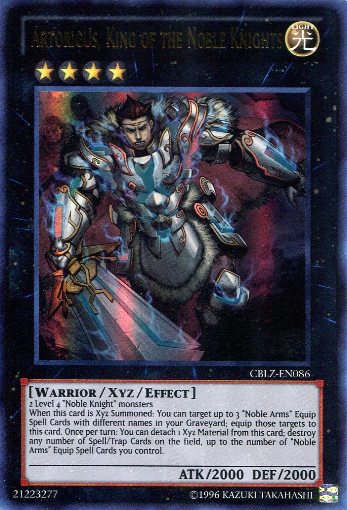 画像1: 【特価品】英語版 聖騎士王アルトリウス CBLZ-EN086（ウルトラレア）