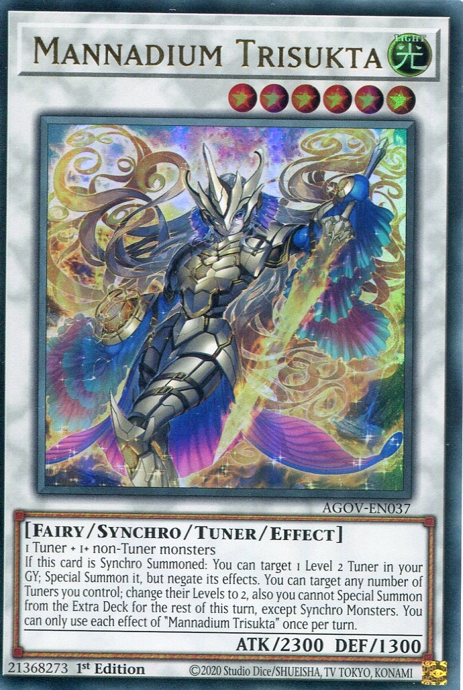 画像1: 【特価品】英語版 マナドゥム・トリロスークタ AGOV-EN037 1st（ウルトラレア）