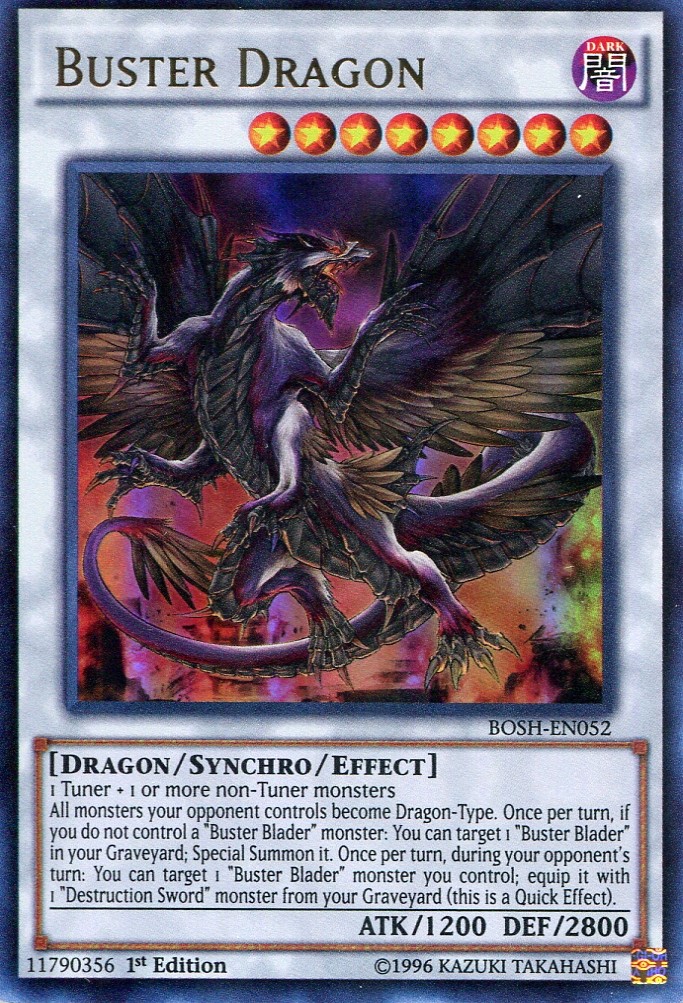 画像1: 【特価品】英語版 破戒蛮竜－バスター・ドラゴン BOSH-EN052 1st（ウルトラレア）