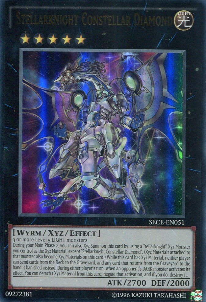 画像1: 【特価品】英語版 星輝士 セイクリッド・ダイヤ SECE-EN051（ウルトラレア）