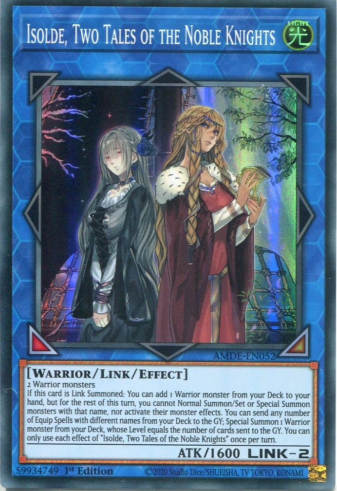 画像1: 【特価品】英語版 聖騎士の追想 イゾルデ AMDE-EN052 1st（スーパーレア）