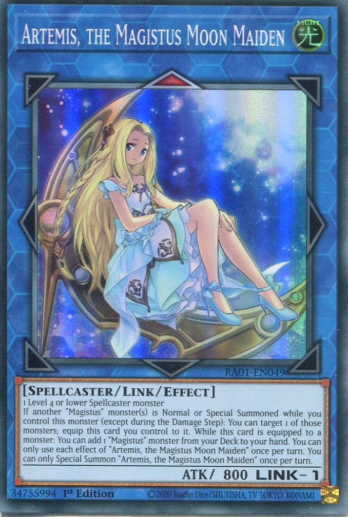 画像1: 【特価品】英語版 聖魔の乙女アルテミス RA01-EN049 1st（スーパーレア）