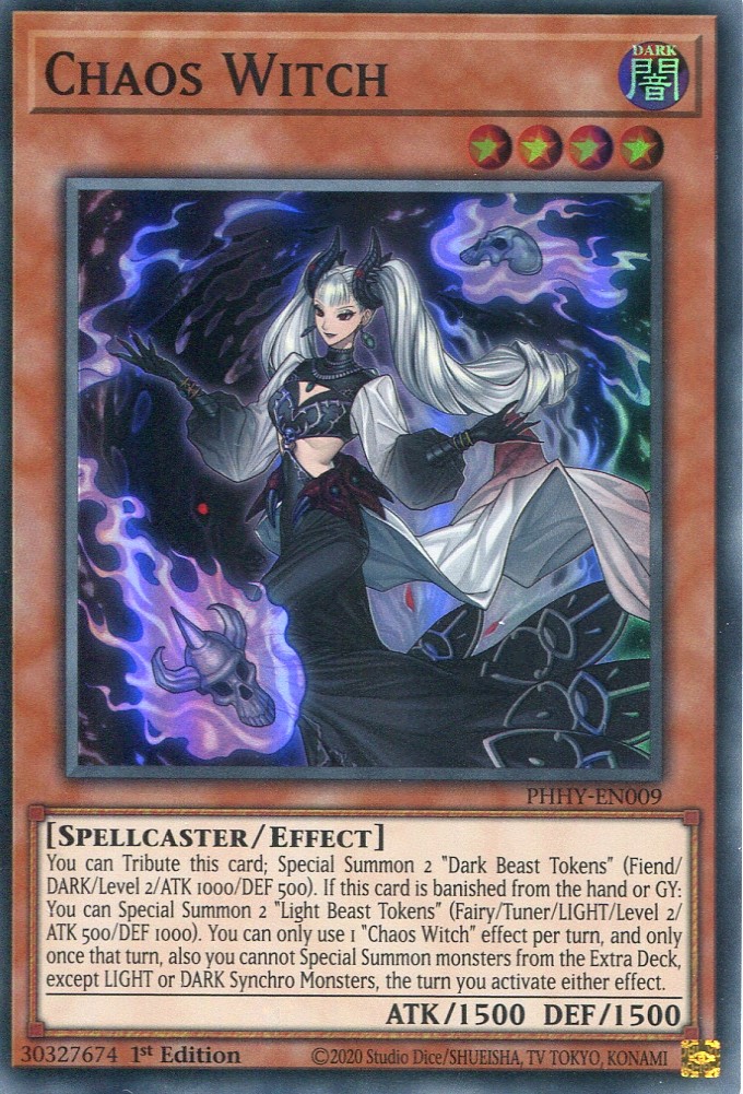画像1: 【特価品】英語版 カオス・ウィッチ－混沌の魔女－ PHHY-EN009 1st（スーパーレア）