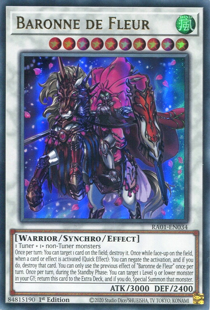 画像1: 【特価品】英語版 フルール・ド・バロネス RA01-EN034 1st（ウルトラレア）