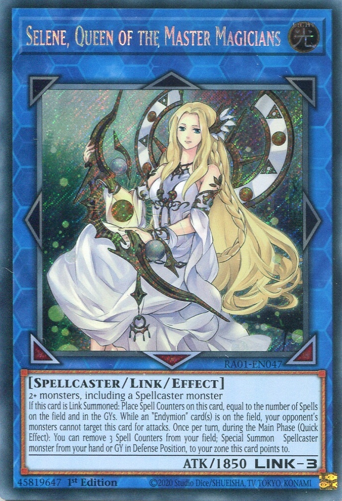 画像1: 【特価品】英語版 神聖魔皇后セレーネ RA01-EN047 1st（シークレットレア）