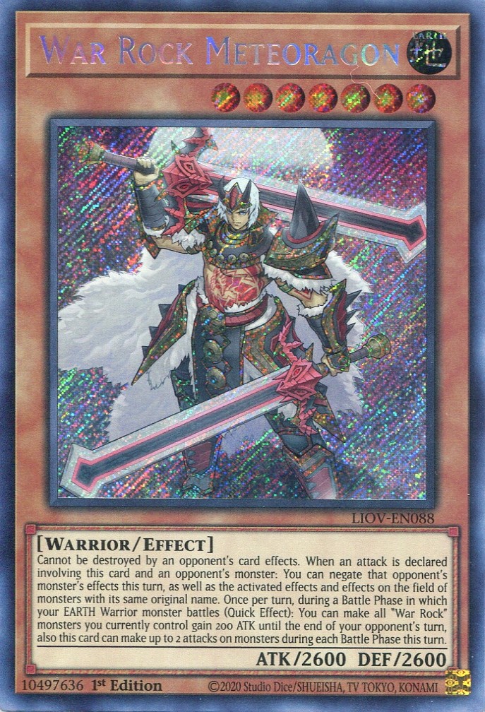画像1: 【特価品】英語版 ウォークライ・メテオラゴン LIOV-EN088 1st（シークレットレア）