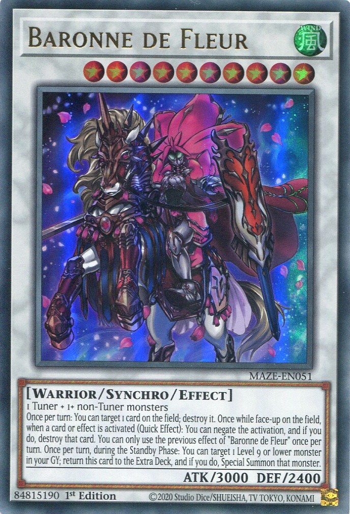画像1: 【特価品】英語版 フルール・ド・バロネス MAZE-EN051 1st（ウルトラレア）