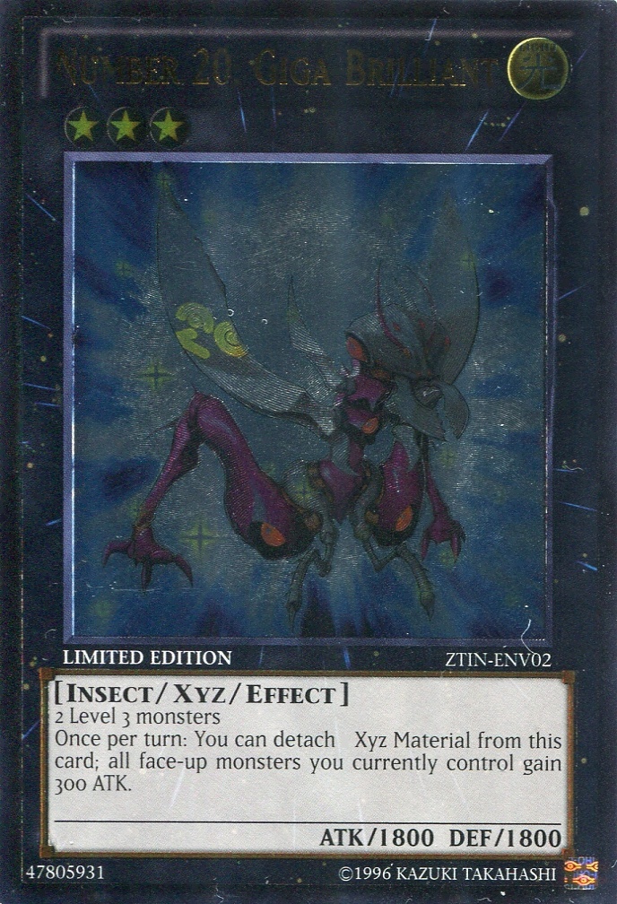 画像1: 【特価品】英語版 Ｎｏ.２０ 蟻岩土ブリリアント ZTIN-ENV02 Limited Edition（アルティメットレア）