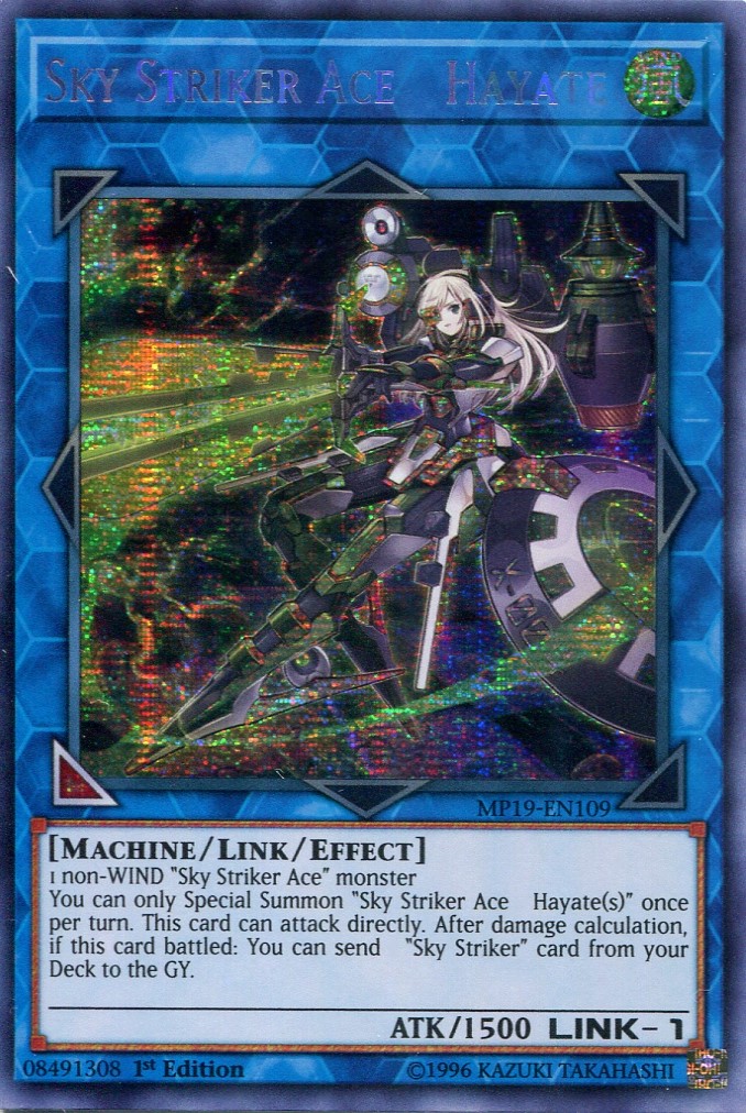 画像1: 【特価品】英語版 閃刀姫－ハヤテ MP19-EN109 1st（プリズマティックシークレットレア）