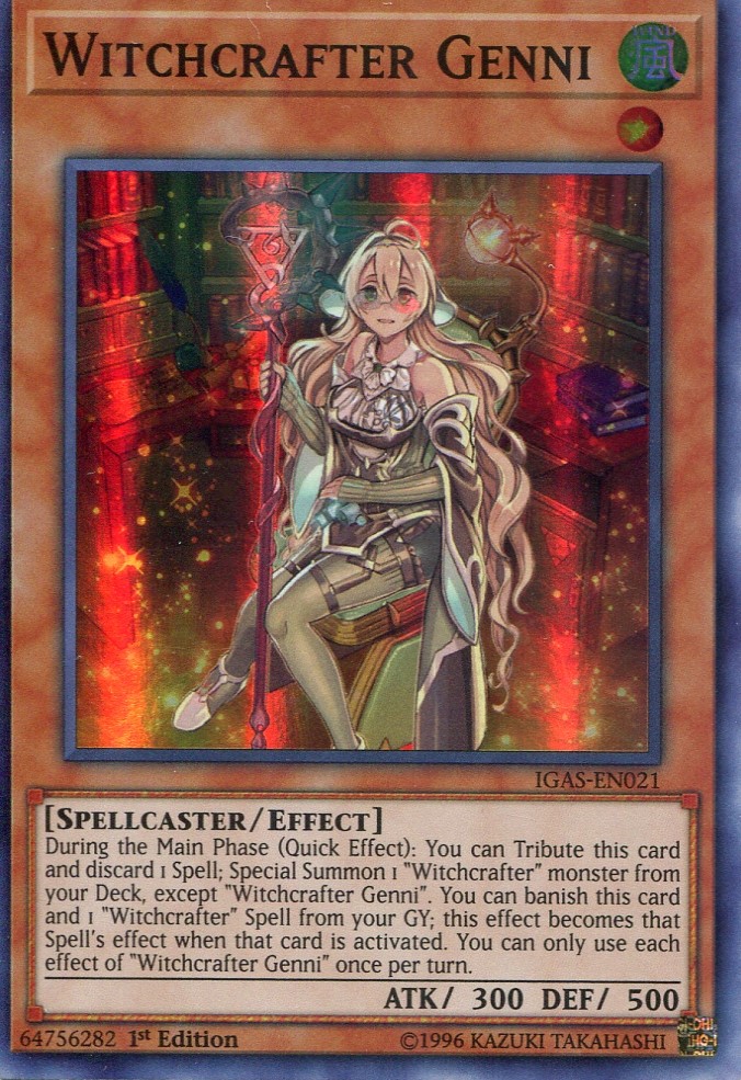 画像1: 【特価品】英語版 ウィッチクラフト・ジェニー IGAS-EN021 1st（スーパーレア）