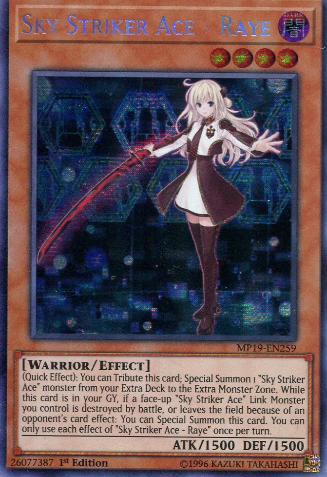 画像1: 【特価品】英語版 閃刀姫－レイ MP19-EN259 1st（プリズマティックシークレットレア）