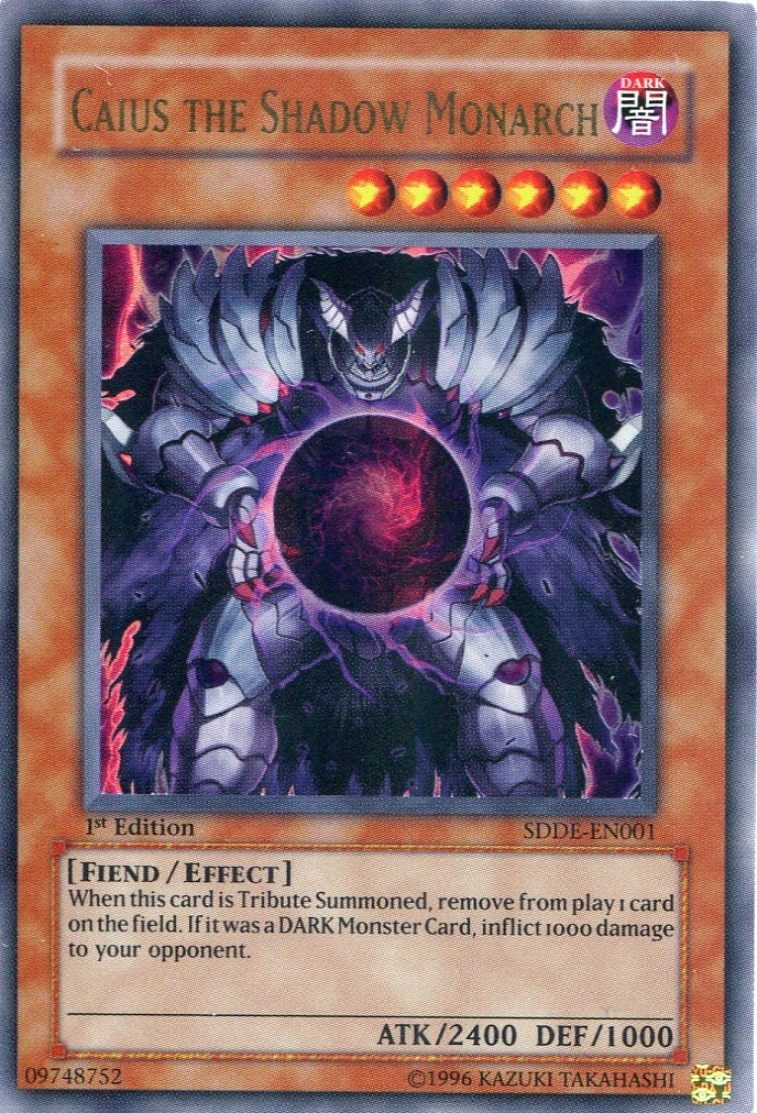 画像1: 【特価品】英語版 邪帝ガイウス SDDE-EN001 1st（ウルトラレア）