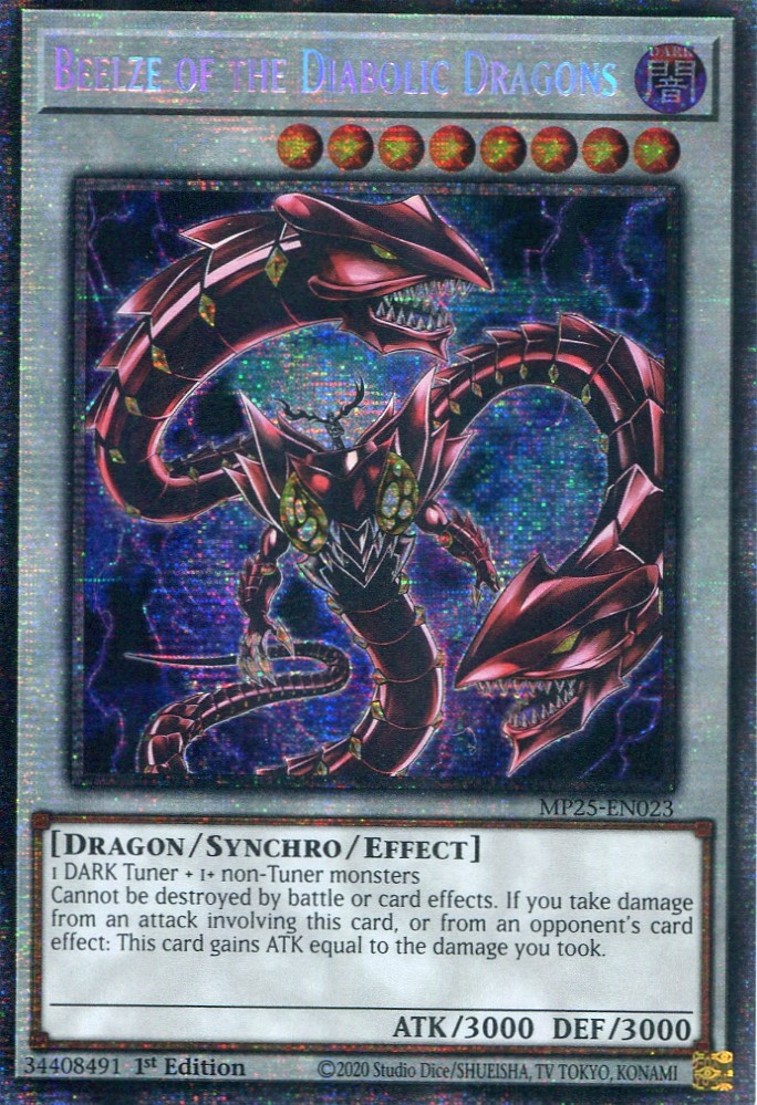 画像1: 【特価品】英語版 魔王龍 ベエルゼ MP25-EN023 1st（スターライトレア）