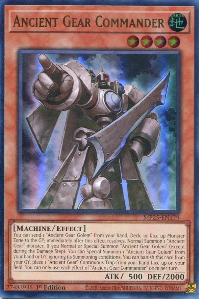 画像1: 【特価品】英語版 古代の機械司令 MP25-EN179 1st（ウルトラレア）