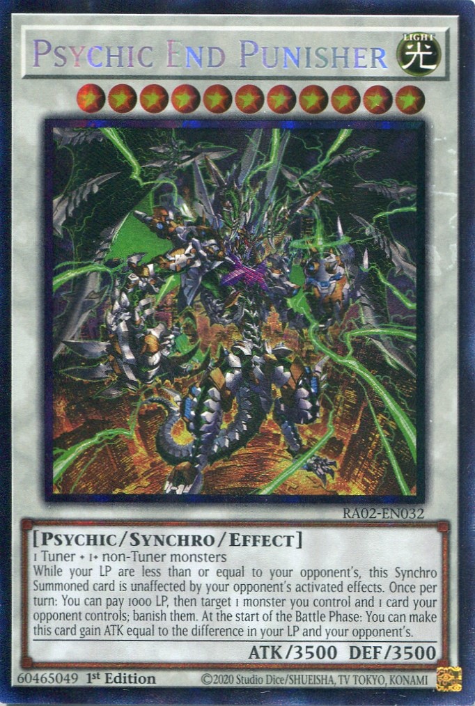 画像1: 【特価品】英語版 サイコ・エンド・パニッシャー RA02-EN032 1st（プリズマティックコレクターズレア）