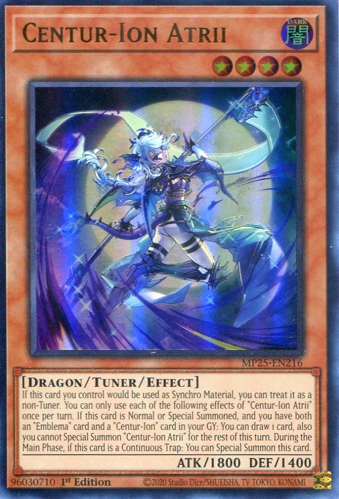 画像1: 【特価品】英語版 竜騎士アトリィ MP25-EN216 1st（ウルトラレア）