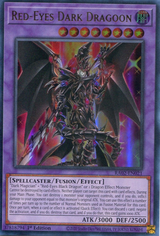 画像1: 【特価品】英語版 超魔導竜騎士－ドラグーン・オブ・レッドアイズ RA02-EN021 1st（ウルトラレア）