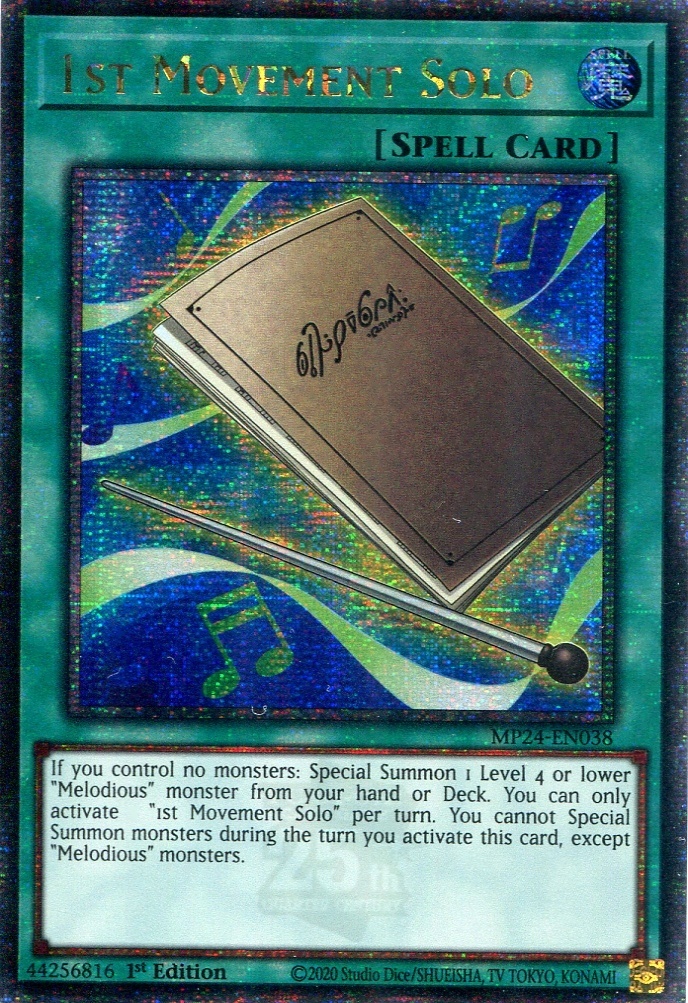 画像1: 【特価品】英語版 独奏の第１楽章 MP24-EN038 1st（クォーターセンチュリーシークレットレア）