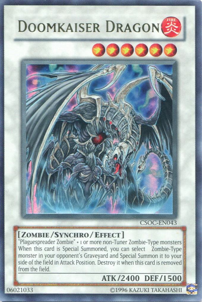 画像1: 【特価品】英語版 デスカイザー・ドラゴン CSOC-EN043（ウルトラレア）